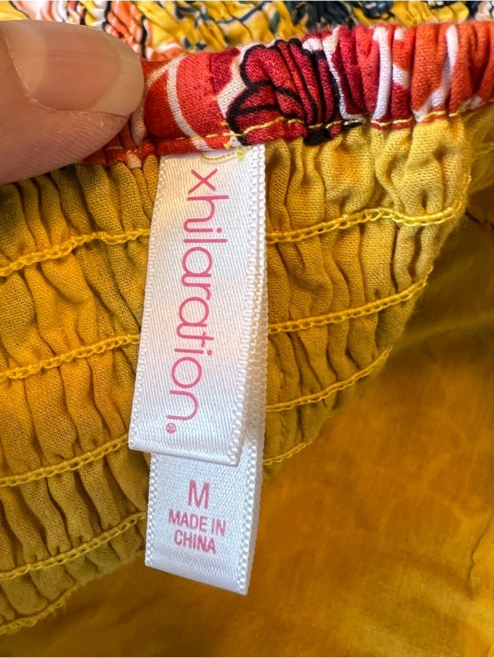 3/$25 XHILARATION Mini Sundress Smocked Size Medium - Picture 4 of 5